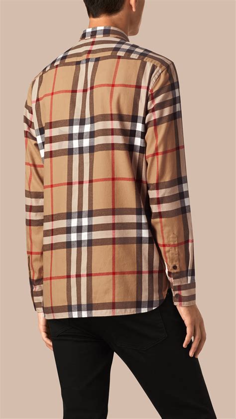 top men clothing burberry|Burberry flannel shirt oversized.